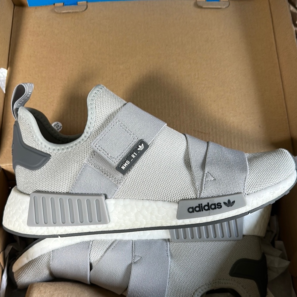 Adidas NMD_R1 Light Gray Sneakers